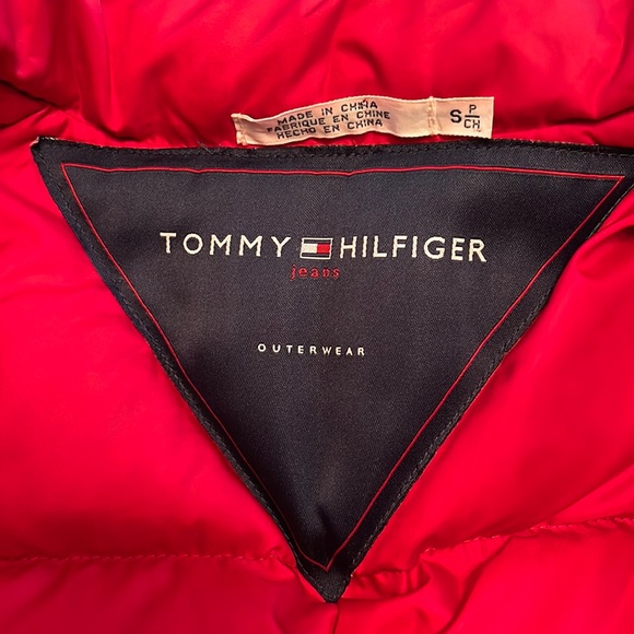Tommy Hilfiger,S, lofty down, 21” navy jacket, 2 zip pockets (& 1 inside).NWOT. - Picture 5 of 12